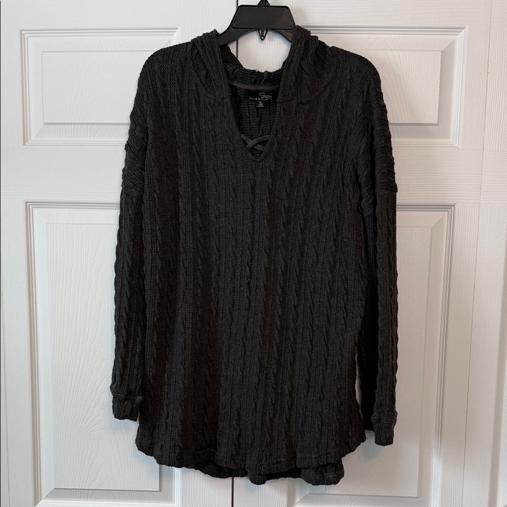 Suzanne Betro Hooded Long Sweater XL